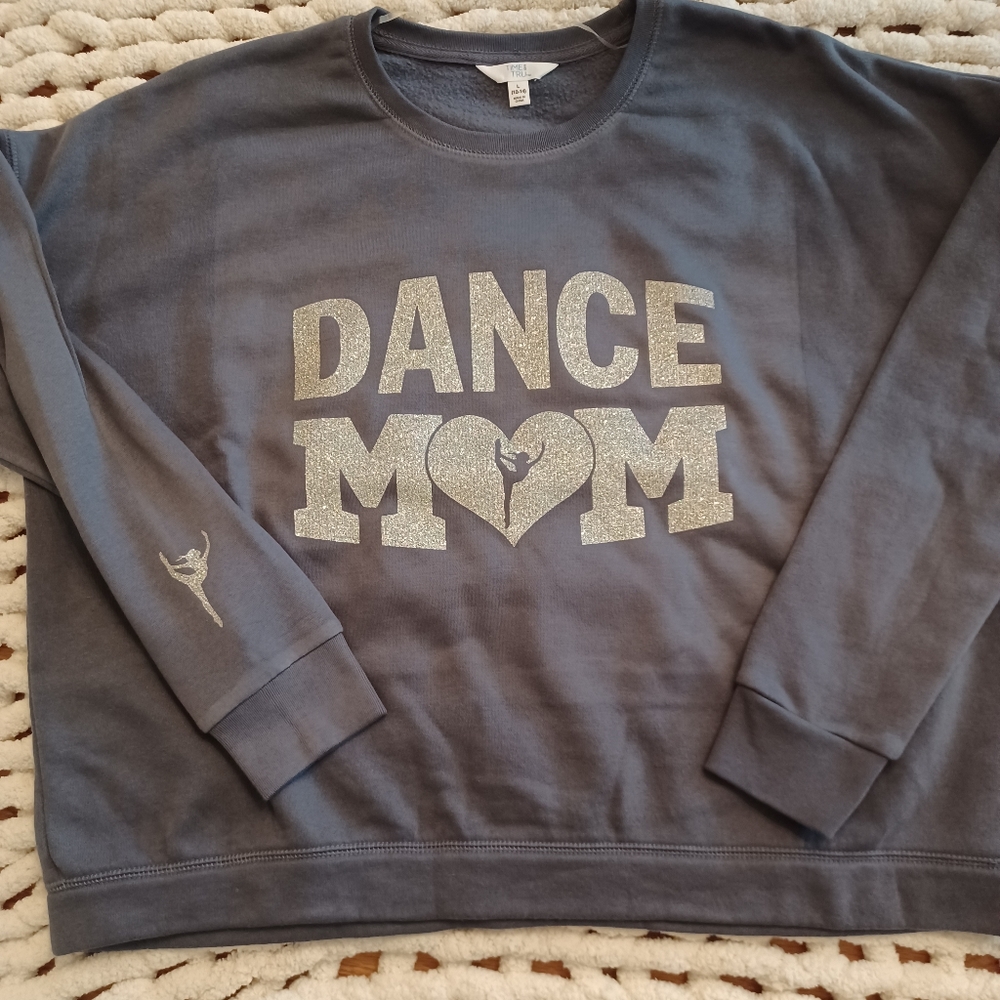 "DANCE MOM" Blue Large Sweater